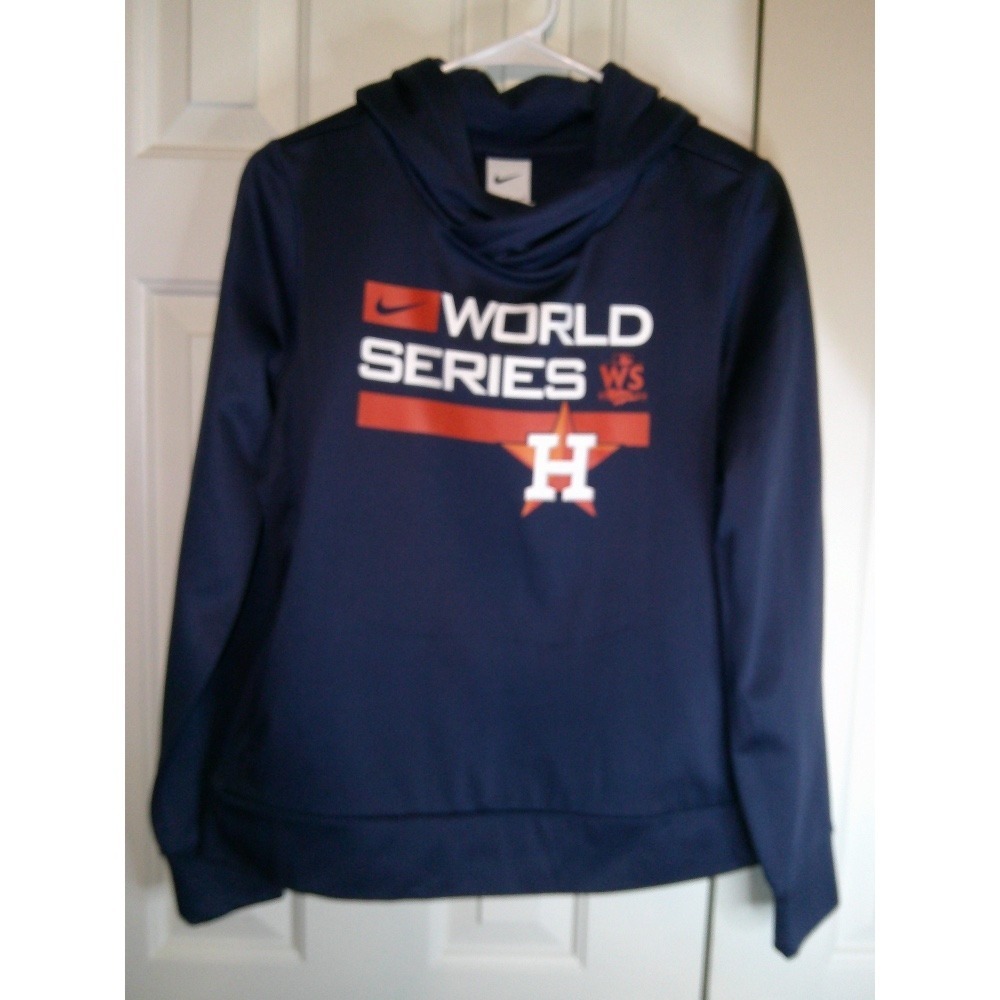 Nike Houston Astros World Series Hoodie Pullover WS Sweatshirt Women's M
